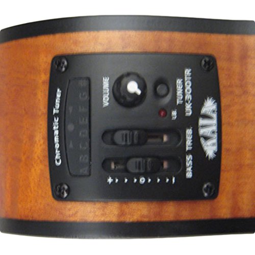 Kala Ka-seme exotique électro-acoustique Ukulélé soprano en acajou – Construit dans EQ et accordeur - Les Beatles, Paul McCartney, John Lennon, RIngo Starr, George Harrison Kala Ka-seme exotique électro-acoustique Ukulélé soprano en acajou – Construit dans EQ et accordeur – Image 5