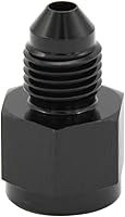 Vista 3 de 1/8 NPT hembra a -3 AN AN3 macho Flare Thread Expander adaptador Expander Accesorios de manguera Aluminio Negro