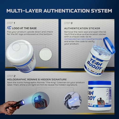 Image of Ronnie Coleman Signature Series Yeah Buddy Pre-Workout Powder, Strawberry Lemonade (30 Servings, 270g / 0.59lbs)