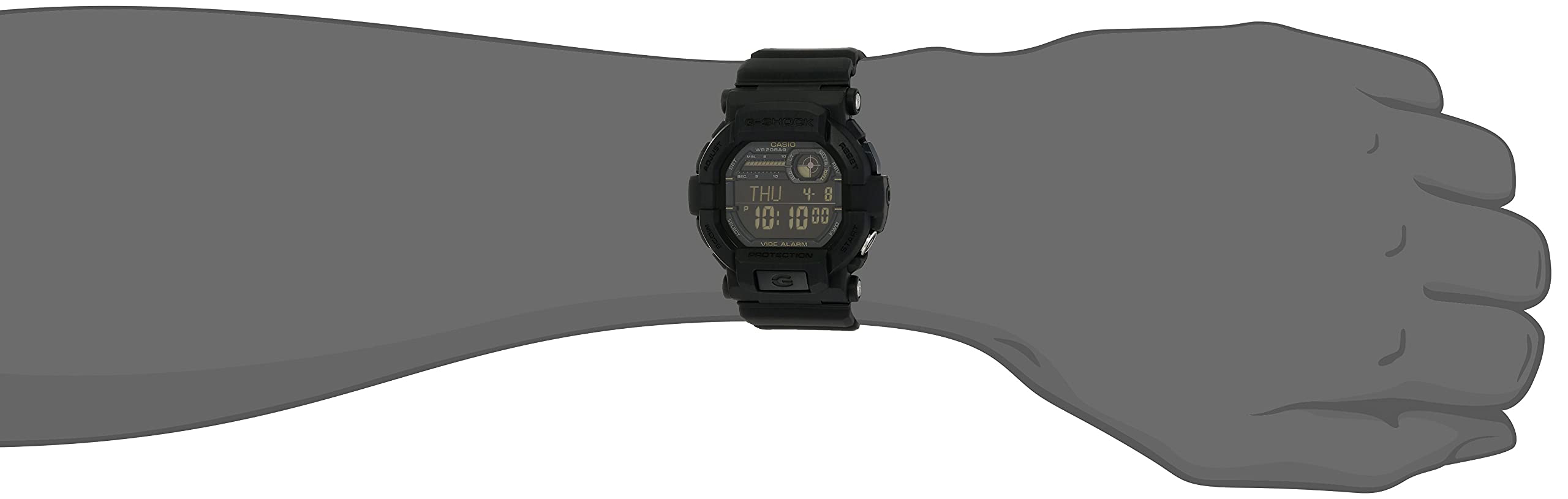 Casio Men's GD350-1B G Shock Black Watch, Multi, One Size, Quartz  Watch,Digital,Dive Watch,Quartz Movement : Amazon.com.au: Clothing, Shoes \u0026  Accessories