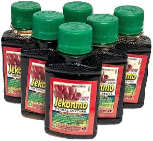 Jekonmo Herbal Mixture 100ml – Traditional Plant-Based Beverage (Imported from Nigeria) (12 Bottles)