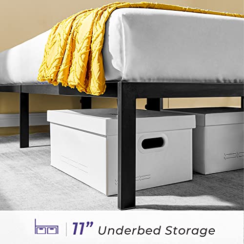 Greenforest King Size Bed Frame Easy Quick Assembly Metal Platform Bed Base Heavy Duty Mattress Foundation With Steel Slat, No Box Spring Needed, King #TOP6