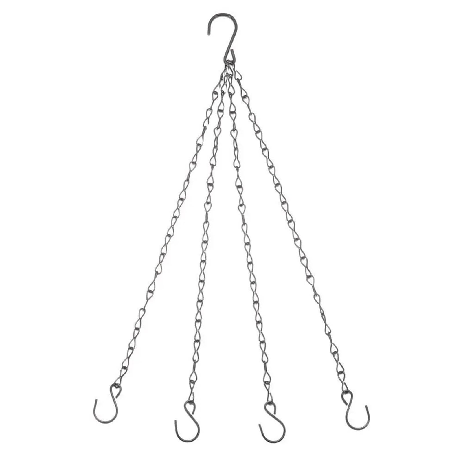 WUYXTO 4 Pcs Hanging Basket Chain Flower Pot Replacement Plant Hangers With Hooks For plant