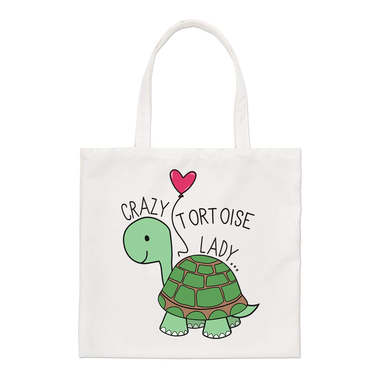 Gift Base Natural Crazy Tortoise Lady Regular Tote Bag