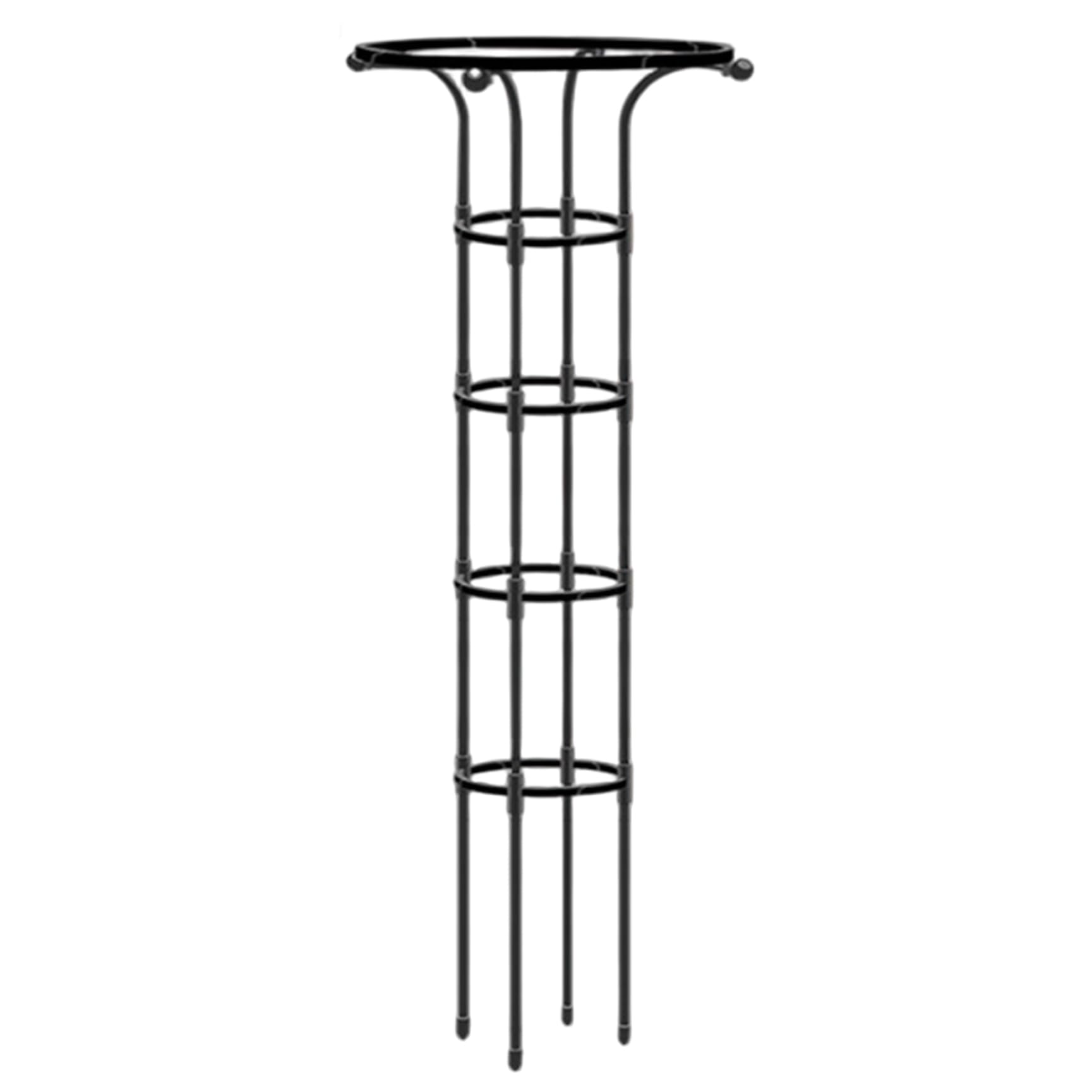 Treillis de jardin en métal parapluie de 61 pouces pour roses
