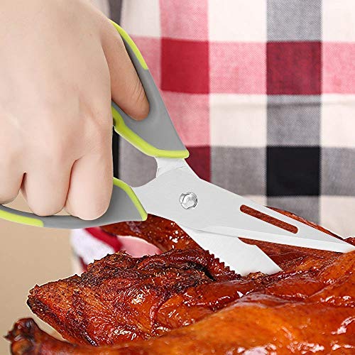 Baskety-Multi-Purpose-Kitchen-Shears-with-Magnetic-HolderStainless-Steel-Red-Multifunction-Heavy-Duty-and-Kitchen-Scissors-FDA-Approved