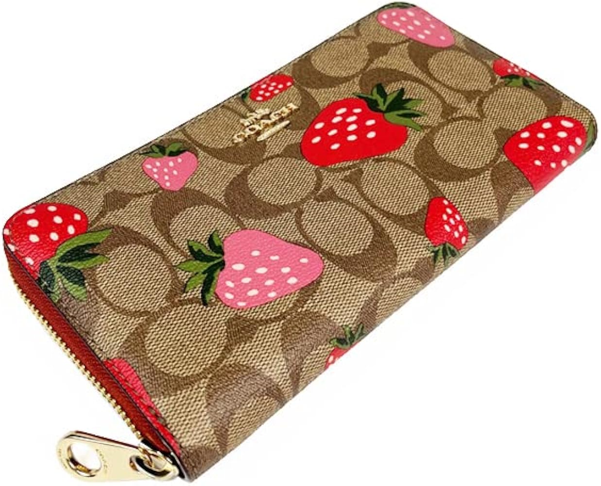 【未使用】COACH コーチ　CH523 長財布　カーキ Amazon | [コーチ] 財布 長財布 CH523 ロング ジップ ウォレット