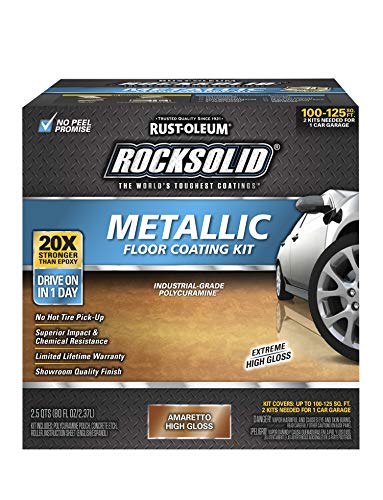 Rust-Oleum 299741 Rocksolid Metallic Garage Floor Coating cover