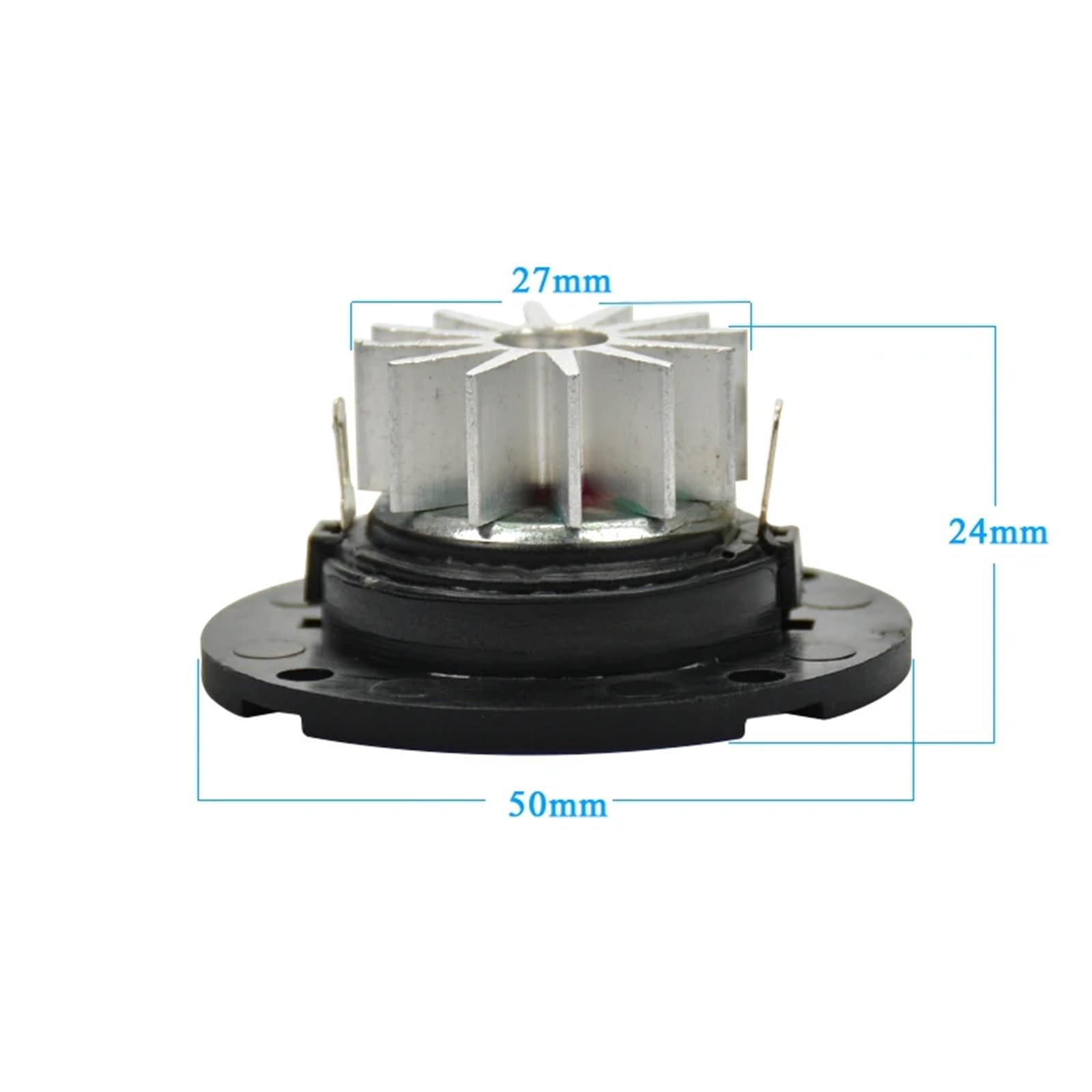 2 Mini Altavoces portátiles de Audio de 2 Pulgadas, 50 mm, 6 ohmios, 15 W, Altavoz de Sonido HiFi Tweeter