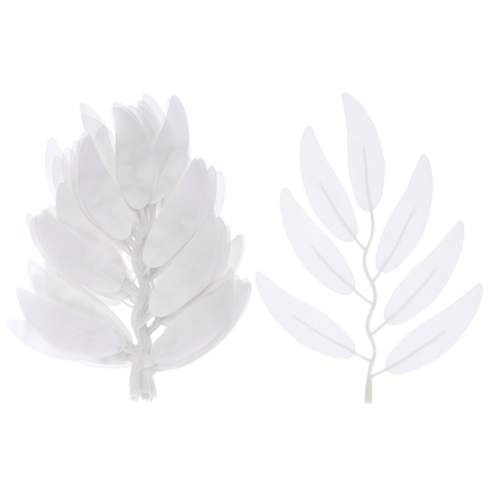 M METERXITY 100-Pack Artificial Willow Leaves, Artificial Fake Willow Garland Stems for Bouquet/Wedding/Wreaths/Decorations