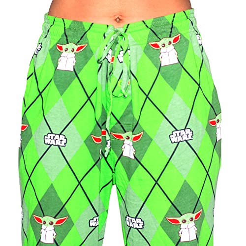 Adult Unisex Star Wars Mandalorian Baby Yoda Ugly Christmas Pajama Lounge Pants4