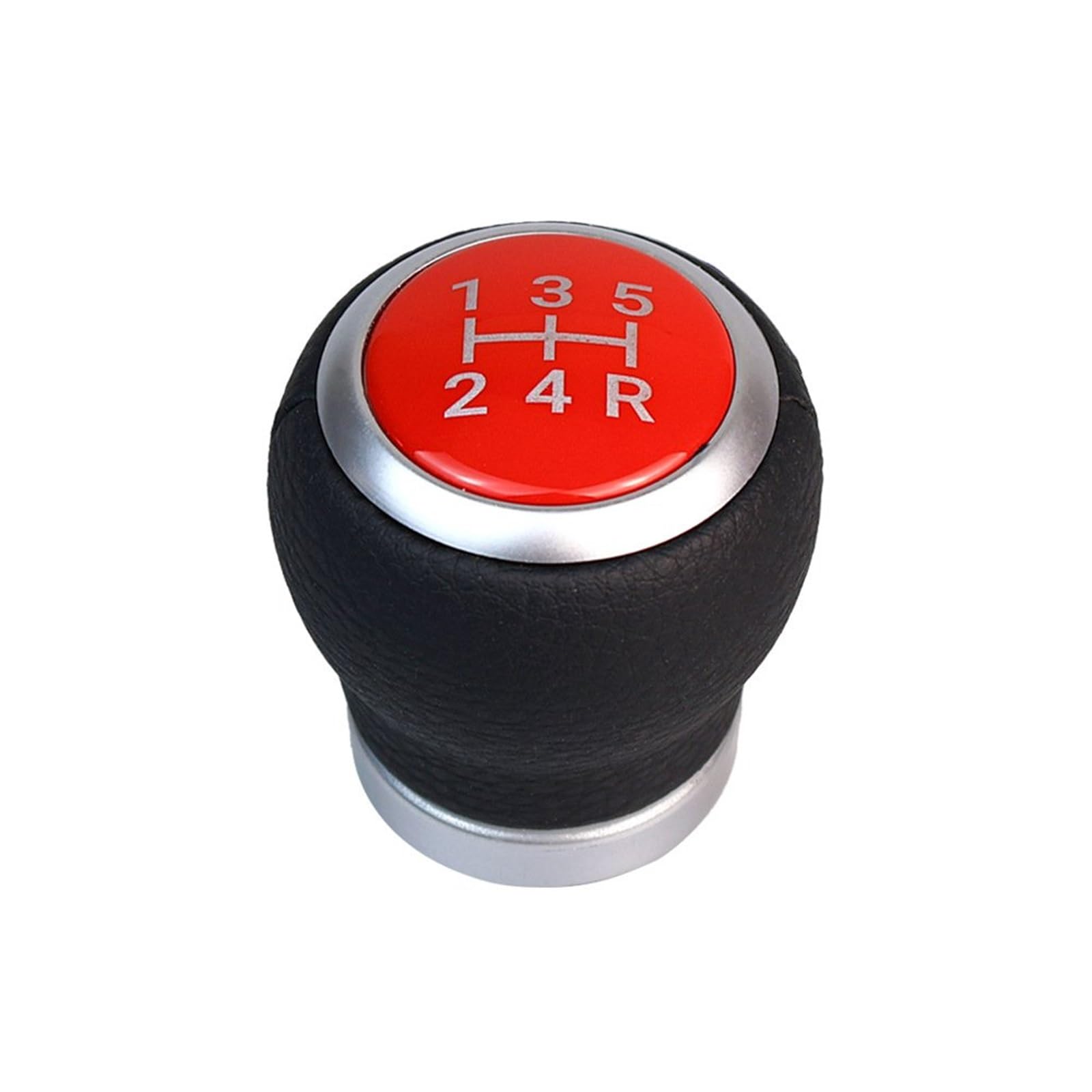 Aimazom Red Car Gear Shift Knob For Subaru For Impreza For Wrx For Sti 2010-2019 Manual Gear Shift Knob Shifter Lever Head For Modification And Replacement(,A)
