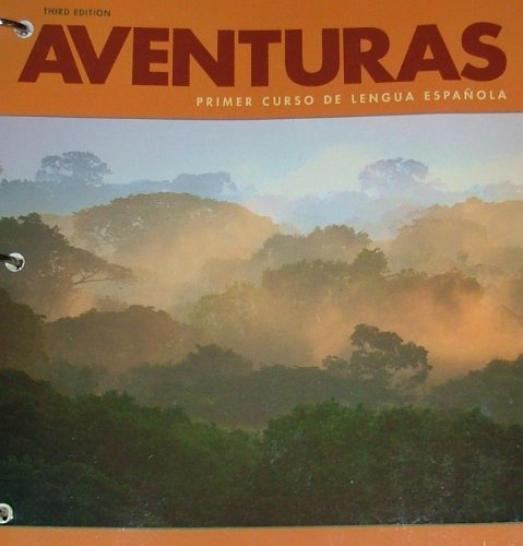 AVENTURAS Primer Curso De Lengua Espanola 3rd E... 160576115X Book Cover