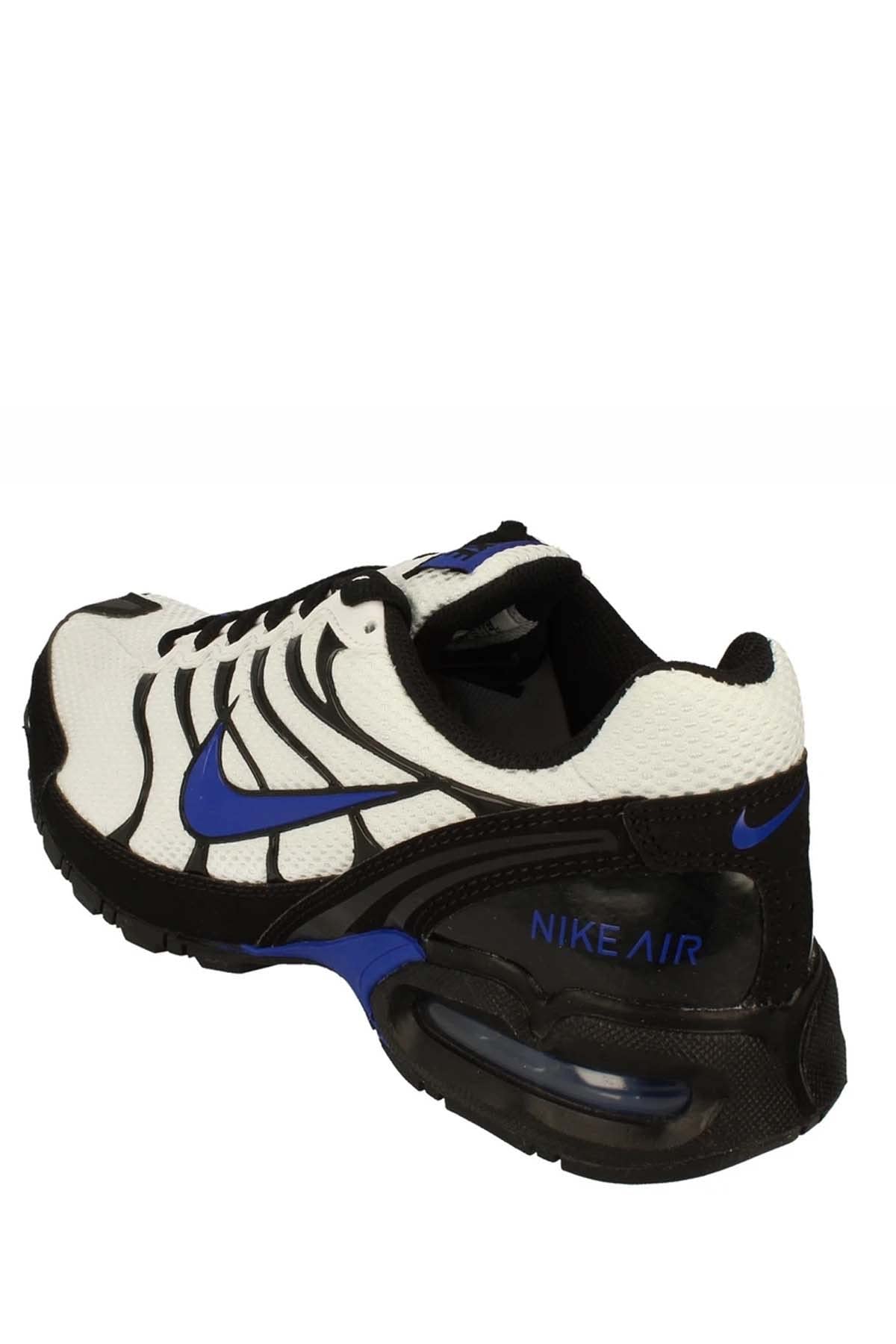 Nike Men's Air Max Torch 4 Running Shoe (8.5, White/Hyper Blue-Black)