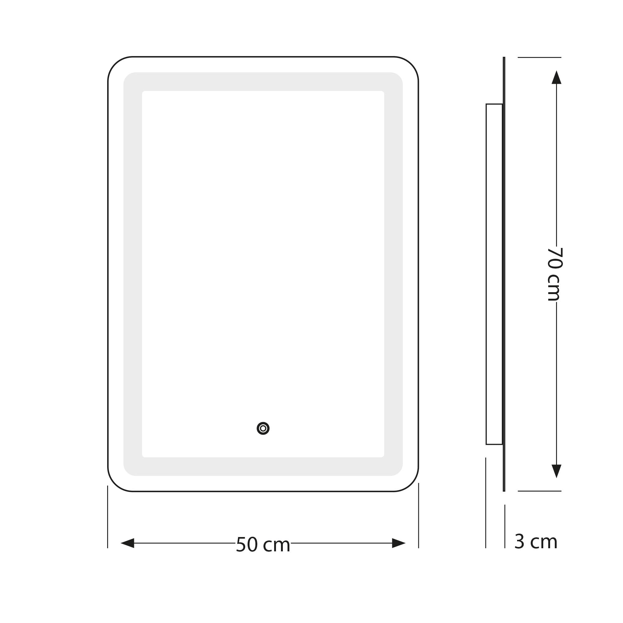 ledscom.de 2 lustra LED BALI z oświetleniem, 50 cm x 70 cm, 1695 lm, biały