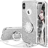 【Cover Glitter per iPhone X / XS】Compatibile con iPhone X da 5,8 pollici rilasciato nel 2017 e iPhone XS rilasciato nel 2018. Appositamente progettato per ragazze e donne. Il pacchetto include: 1 * custodia per telefono + 1 * cordino.