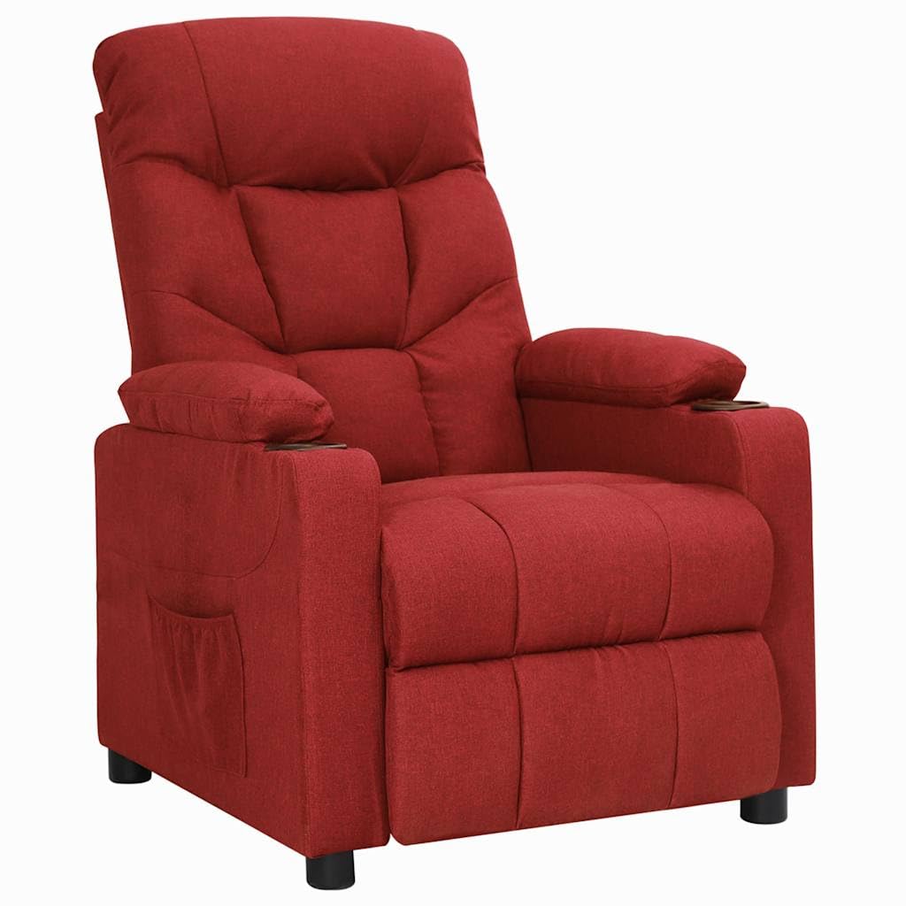 Sillón de relax ajustable manualmente para televisión, de tela