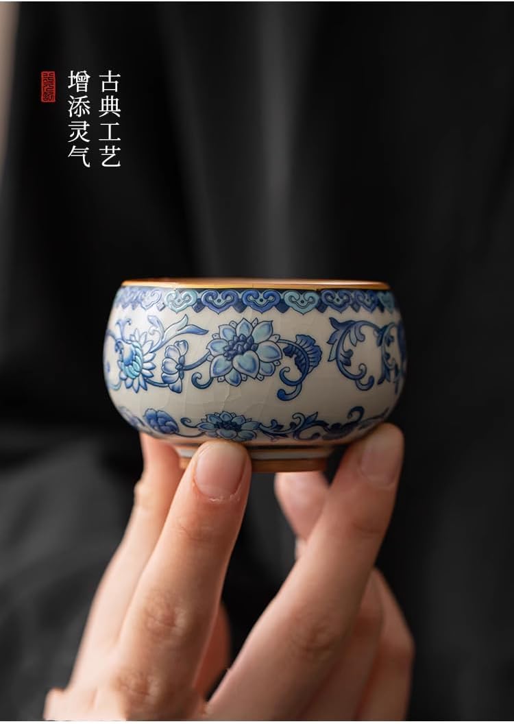 Tea Set Handmade Ceramic 9 Pieces for Tea Masters Enthusiasts-set6