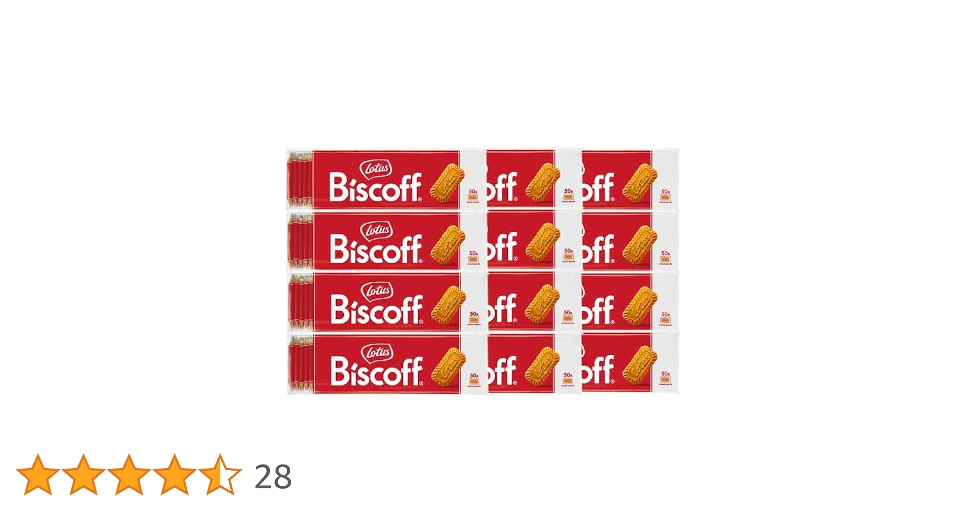 Lotus Biscoff ビスケット50個入り✕12袋 合計600個 Amazon.co.jp: ロータス オリジナルカラメルビスケット 50枚