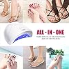 UV-LED-Nail-Lamp-SUNUV-Gel-Nail-Light-for-Nail-Polish-48W-UV-Dryer-with-3-Timers-SUNone UV LED Nail Lamp, SUNUV Gel Nail Light for Nail Polish 48W UV Dryer with 3 Timers SUNone