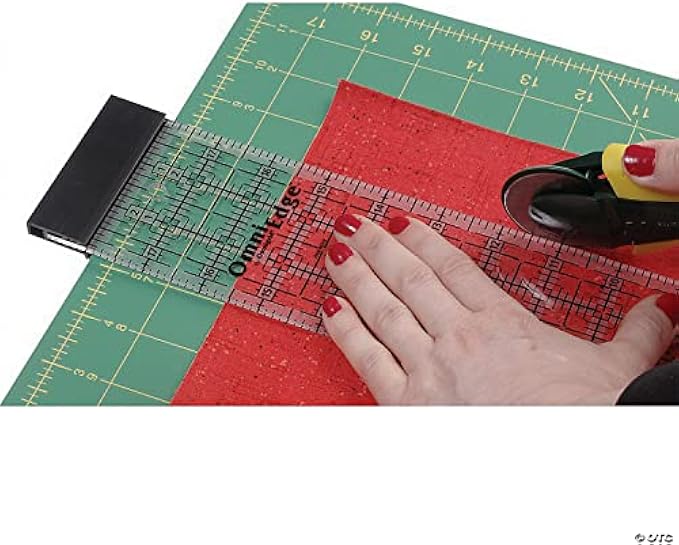 OmniEdge By Omnigrid Non-Slip Quilter's Ruler - 4" x 36" | Acrylic - Clear | 1 Piece