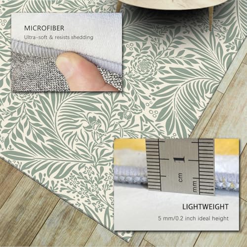 Tapis de cuisine antidérapant mince lavable pour sécuriser et décorer le sol - 6