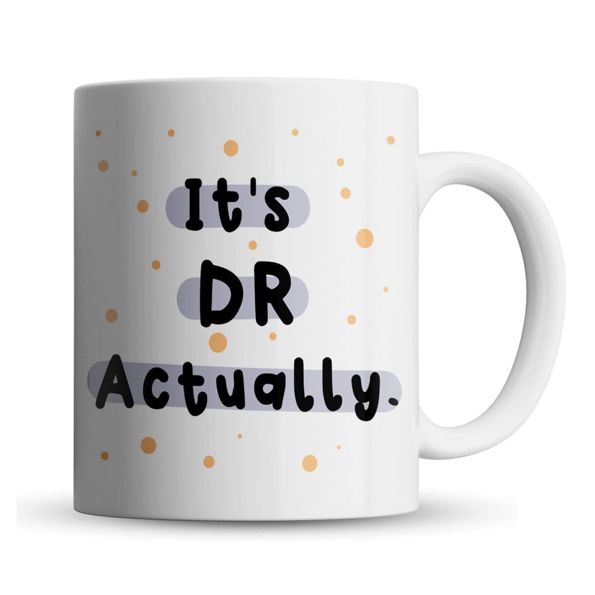 Inky Penguin - It's DR Actually - Doctor, Medical Student, PHD Gift Mug, Ceramic, 11fl. oz.