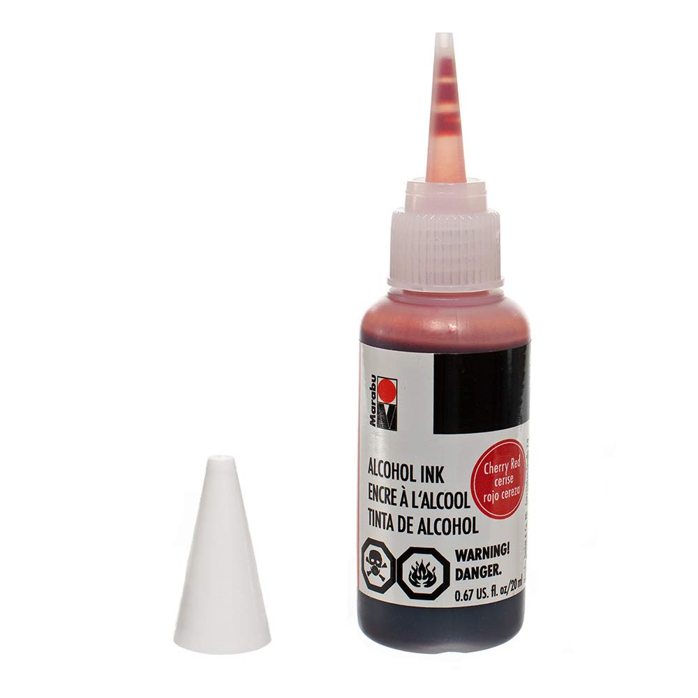 Craft County Marabu Alcohol Ink – Vibrant Colors for Numerous Uses – Ideal for Any Smooth Surface – 