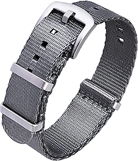 Ritche Military Ballistic Nylon Watch Strap with Heavy Buckle 18mm 20mm 22mm Premium Nylon Watch Bands for Men Women