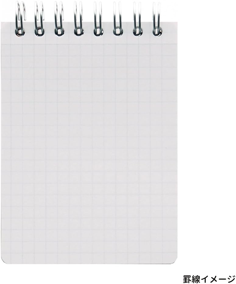 Maruman N577B-09 Notepad Notebook, Septocrulle, A7, Orange, Set of 10