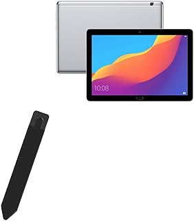 BoxWave Stylus Pouch Compatible with Honor Pad 5 10.1 - Stylus PortaPouch, Stylus Holder Carrier Portable Self-Adhesive for Honor Pad 5 10.1 - Jet Black