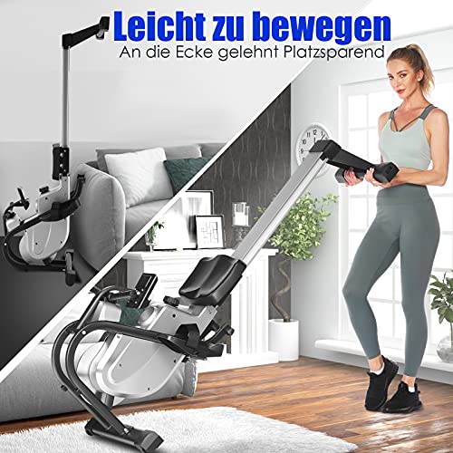 Profun Rudergerät für zuhause,2022 Rudergerät mit Tablet-Halterung & leises, Rower mit Multifunktions 10 Stufen… – Bild 5