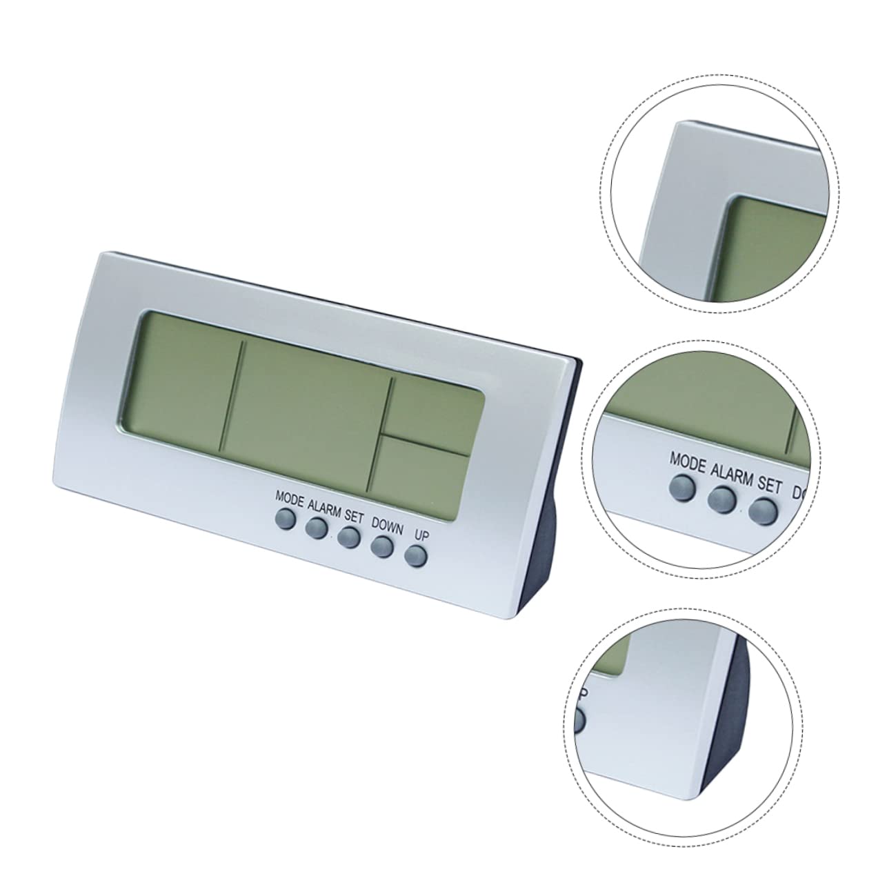 GRIRIW 1 PC Temperature Alarm Clock Desktop Clock Desktop Calendar Clock Perpetual Calendar Clock Mini Bedside Clock Home Digital Clock Mute Clock Low Noise Clock. Desktop Alarm Clock