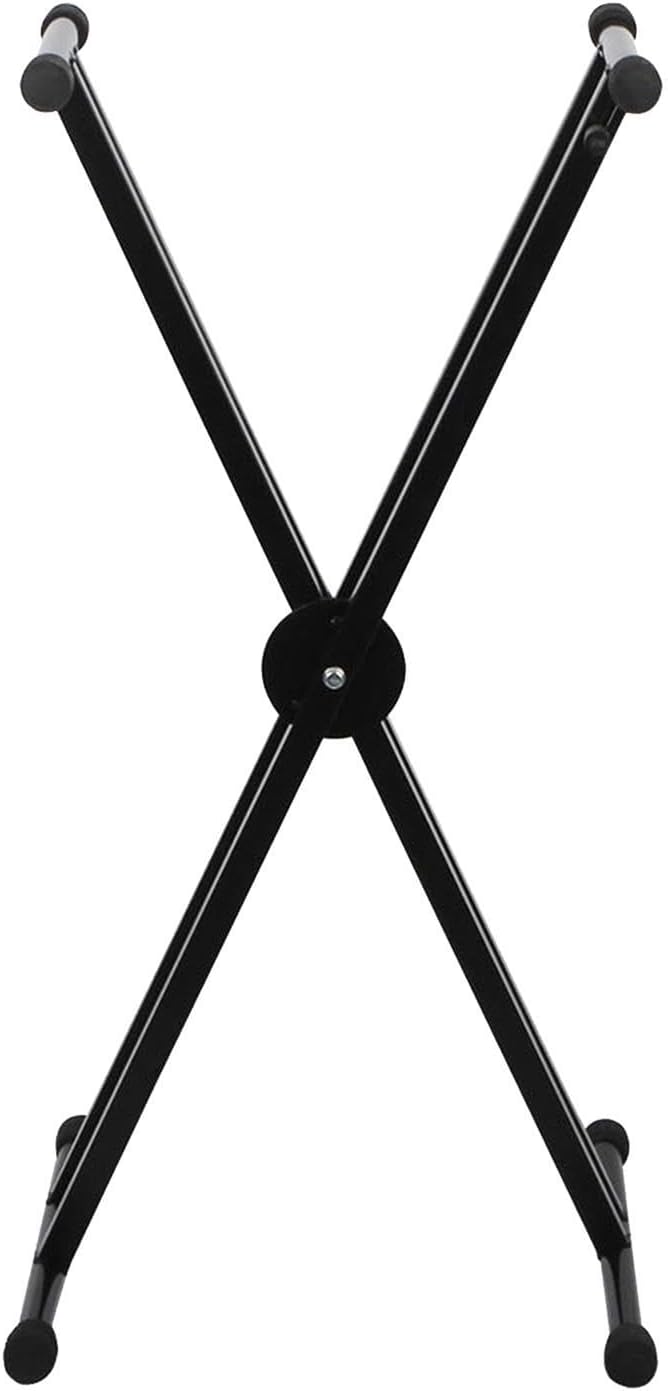 Simhoa Piano Keyboard Stand Organ Holder Rack Universal Portable Heavy Duty Folding Electronic Pianos Stand for Beginner Travel