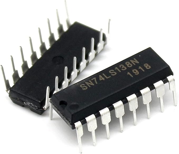 10x SN74LS138N IC Chips DIP-16 - Professionelle Logik-Bausteine Für Elektronik-Projekte