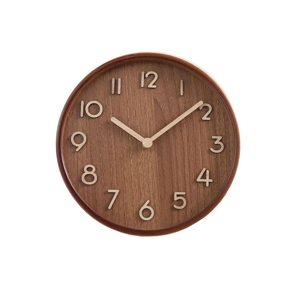 Reloj de escritorio de madera premium con diseño minimalista