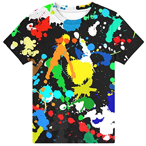Image of Hgvoetty Boys Girls Graphic T-Shirts Kid 3D Casual Tops Tees for 6-16 Years