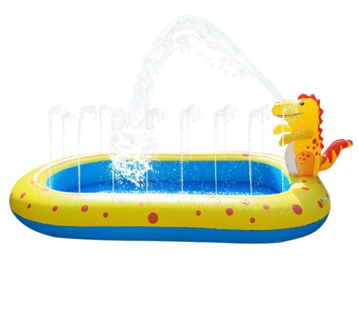TOTIKI Paddling Pool Above Ground Pool Inflatable Swimming Shooting Frame Large Garden Free Backyard Garden