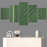 SIGNWIN 5 Panel Canvas Wall Art Organic Arrangement Modern Artwork for Home Decorations Ready to Hang - 60