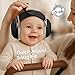 EZARC Baby Ear Muffs for Noise Protection – NRR 25dB Noise Cancelling Headphones for Newborns, Infants & Toddlers (3–48 Months), Adjustable Headband, Comfy Fit for Airplane, Concerts, Sleeping (Black)