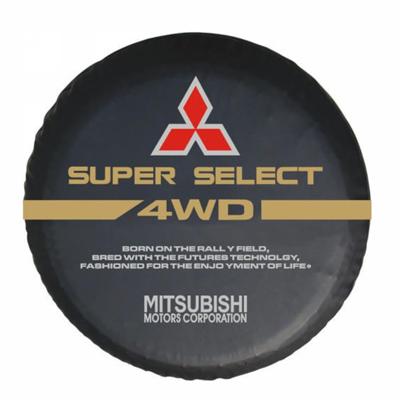GTFRFD Housse Roue Secours de Voiture, pour Mitsubishi