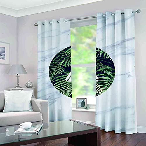 Rideau occultant rideaux à oeillets lourd isolant thermique vert