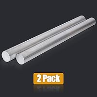 Vista 7 de 2 piezas de varilla redonda de aluminio de 1 pulgada de diámetro, varilla redonda de aluminio 6061 de 13" de largo, T6511 sólido nuevo stock