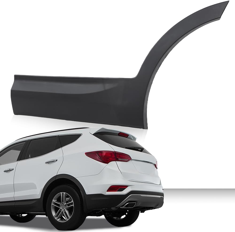 CHEDA Matte Black Rear Left Door Lower Molding Door Garnish Compatible with Hyundai Santa Fe Sport 2013-2018 87731-4Z000, 877314Z000