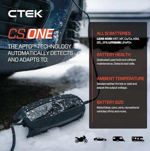CTEK CS ONE Smart Battery Charger