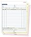 Adams Purchase Order Book, 8.38 x 10.69 Inch, 3-Part, Carbonless, 50 Sets, White, Canary and Pink (TC8131)