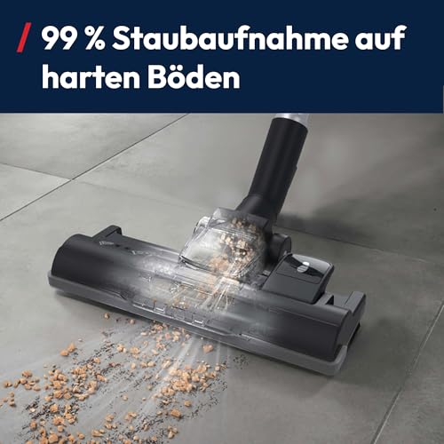 Hoover HE2 kompakter leistungsstarker Bodenstaubsauger mit Beutel für Hartböden & Teppiche, EPA-Staubfilter, 3,5 L Staubbehälter, integriertes Zubehör, 850 W, 10 m Arbeitsradius [HE2Z10A]