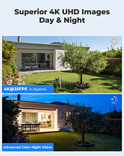 Reolink 4K Ptz Outdoor Camera, Poe Ip Home Security Surveillance, 5X Optical Zoom Auto Tracking, 3Pcs Spotlights Color Night Vision, Two Way Talk, Up To 256Gb Sd Card(Not Included), Rlc-823A #TOP1