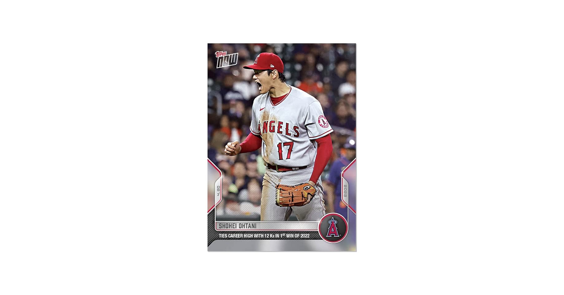 Amazon.co.jp: 大谷翔平 #074 2022年の初勝利で12奪三振し