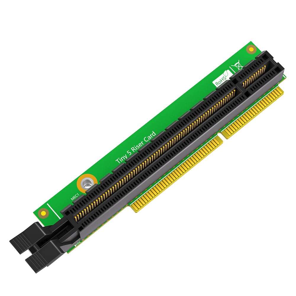 Sintech PCI-E 16X Riser Card, Replacement Expansion Card, Compatible with Lenovo ThinkCentre M920q M920x M910x M720q ThinkStation P330 Tiny5 PCIE16 01AJ940 (Without Back Plate)